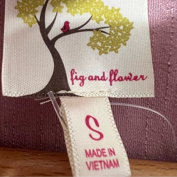 Anthropologie Fig & Flower Button down Embroidered Floral Boho Shirt Top Size S - Picture 10 of 13